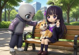 ~ is so cute.のイラスト