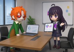 bring ~ up to speedのイラスト
