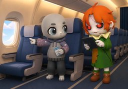 Could I change my seat?のイラスト
