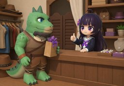 May I bring it tomorrow?のイラスト