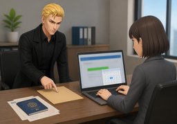 Please check on ~.のイラスト