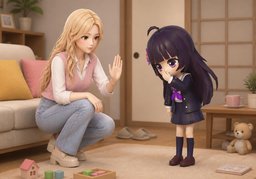 Use your indoor voice.のイラスト