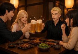 Bottoms up!のイラスト