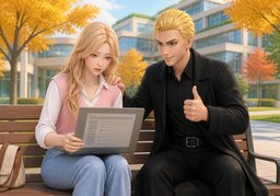 You've got nothing to lose.のイラスト