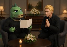 Rest in peace.のイラスト