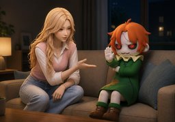 Leave me alone.のイラスト