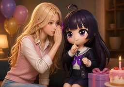 Keep ~ secret.のイラスト