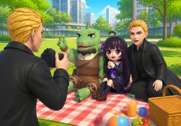 Say cheese.のイラスト
