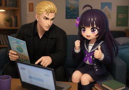 ~ all for ~.のイラスト