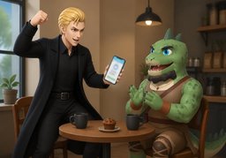 on top of the worldのイラスト
