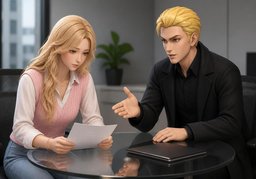 Tell it like it is.のイラスト