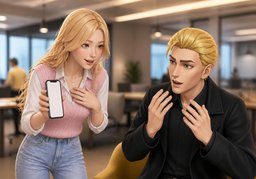 I have news for ~.のイラスト