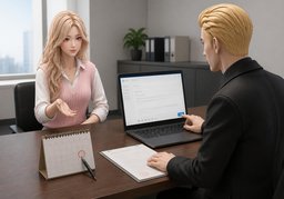 Can I get that in writing?のイラスト