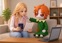 I wonder if ~.のイラスト
