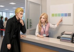 How long does it take ~ to ~?のイラスト