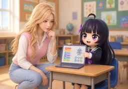 What do you want to be when you grow up?のイラスト