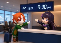 What time would ~ be?のイラスト