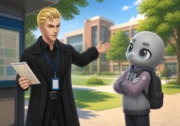 What's there to know?のイラスト
