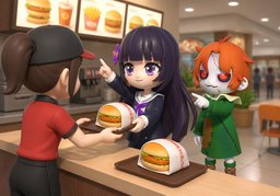 I'll have the same.のイラスト