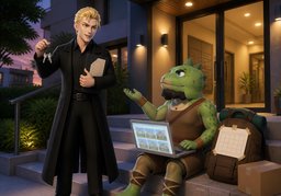 How are you making out?のイラスト