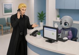 Would you call me again in ~?のイラスト