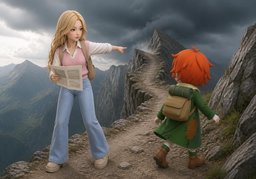 risk one's lifeのイラスト