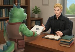 Please let me know your thoughts.のイラスト