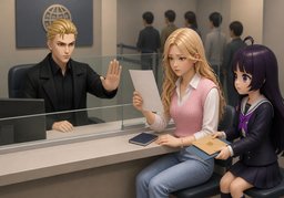No ~, no ~.のイラスト