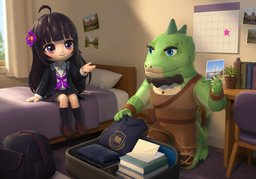 Where are you leaving for?のイラスト