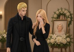 ~ has gone to a better place.のイラスト