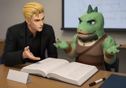 It's all Greek to me.のイラスト