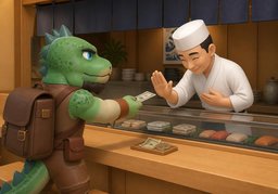 Do you tip in ~?のイラスト