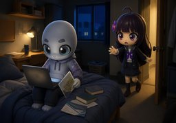 You can't mean that.のイラスト