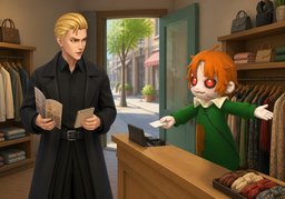 Come back and see us.のイラスト