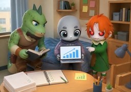 How's ~ at ~?のイラスト