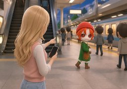 How will I recognize you?のイラスト