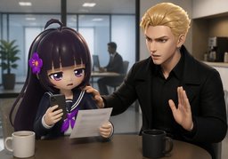 Never work with ~.のイラスト