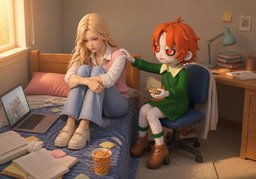 Take the bitter with the sweet.のイラスト