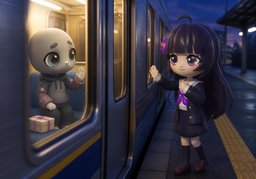 I miss you already.のイラスト
