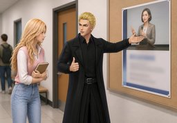a lecture on ~のイラスト