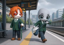 What's the rush?のイラスト