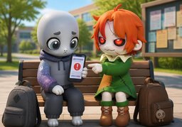 look out for ~のイラスト