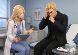 What are your symptoms?のイラスト