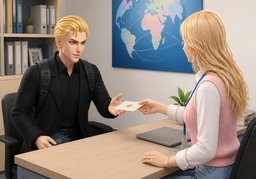 You are permitted ~.のイラスト