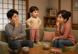 out of the mouths of babesのイラスト