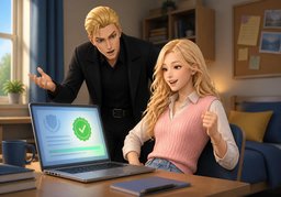 It's official.のイラスト