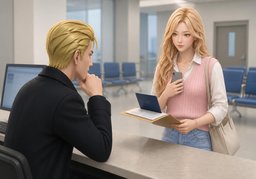 I'll contact you after ~.のイラスト