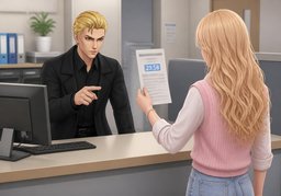 Let me set the record straight.のイラスト