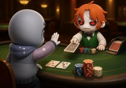 Hit me.のイラスト