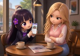 I hardly think ~.のイラスト